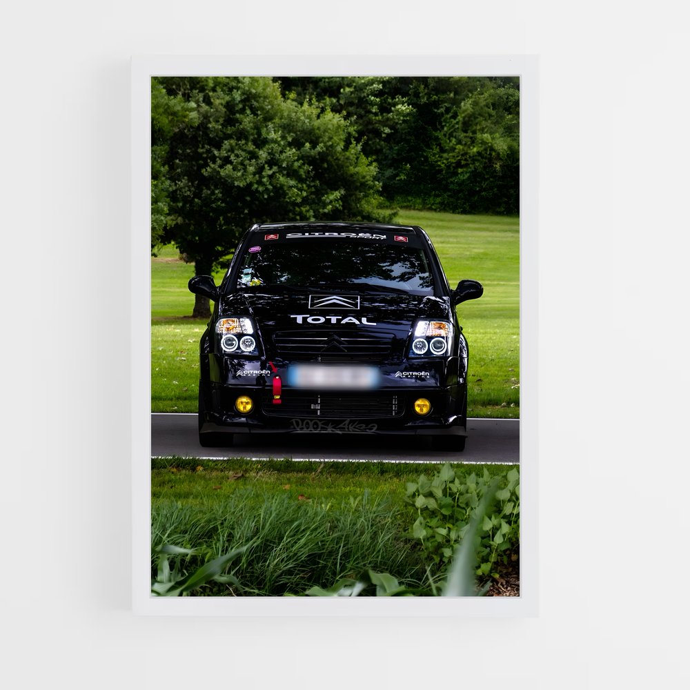 Poster vts route – affiche Citroën (vue 3)